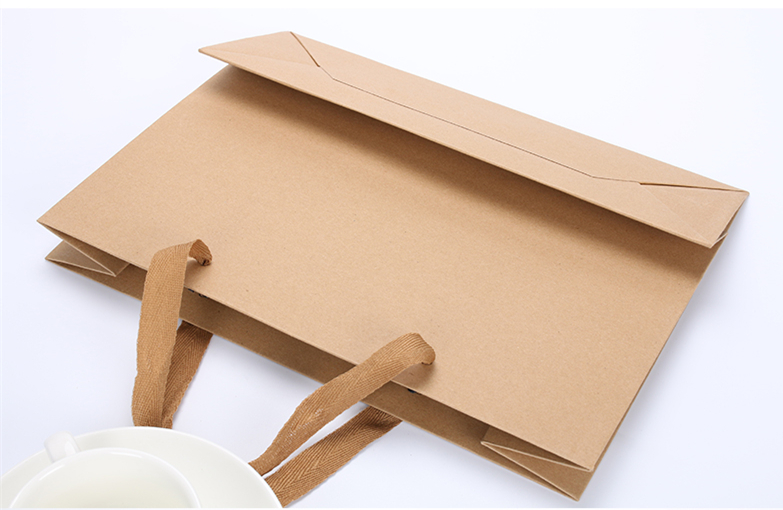 Tote cotton ribbon paper bags